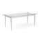 Lesro Siena Lounge Reception Coffee Table 40x20in Glass Top, Brushed Steel SN0840 - alternate 3